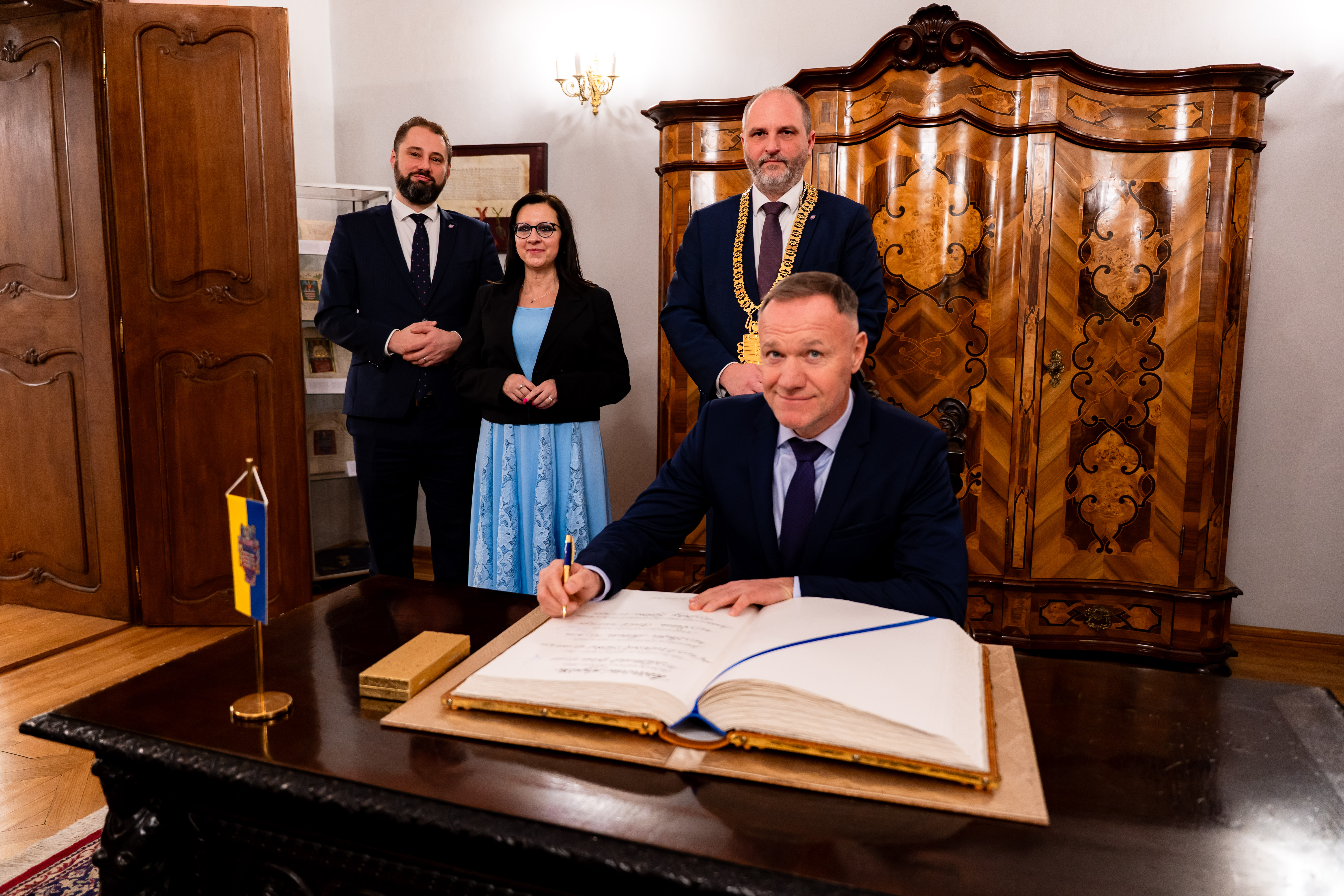 prijatie rektorov univerzit mesta Kosice a riaditelov nemocnic-42